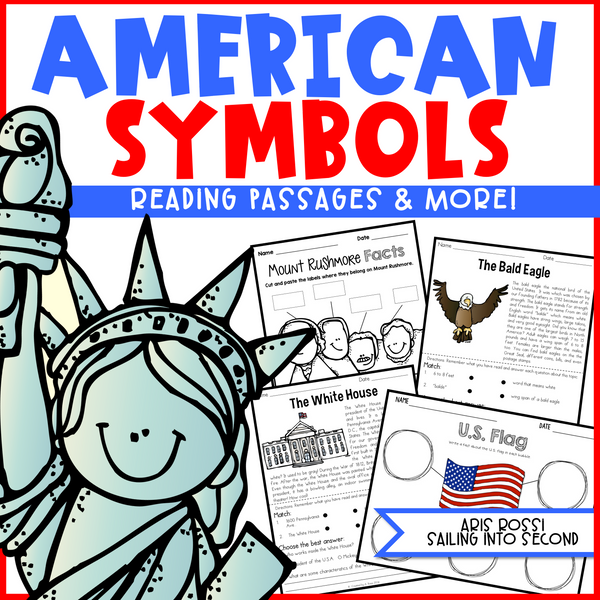 American Symbols Unit | Printable Classroom Resource | Teaching with A ...