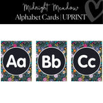 Floral Alphabet Posters