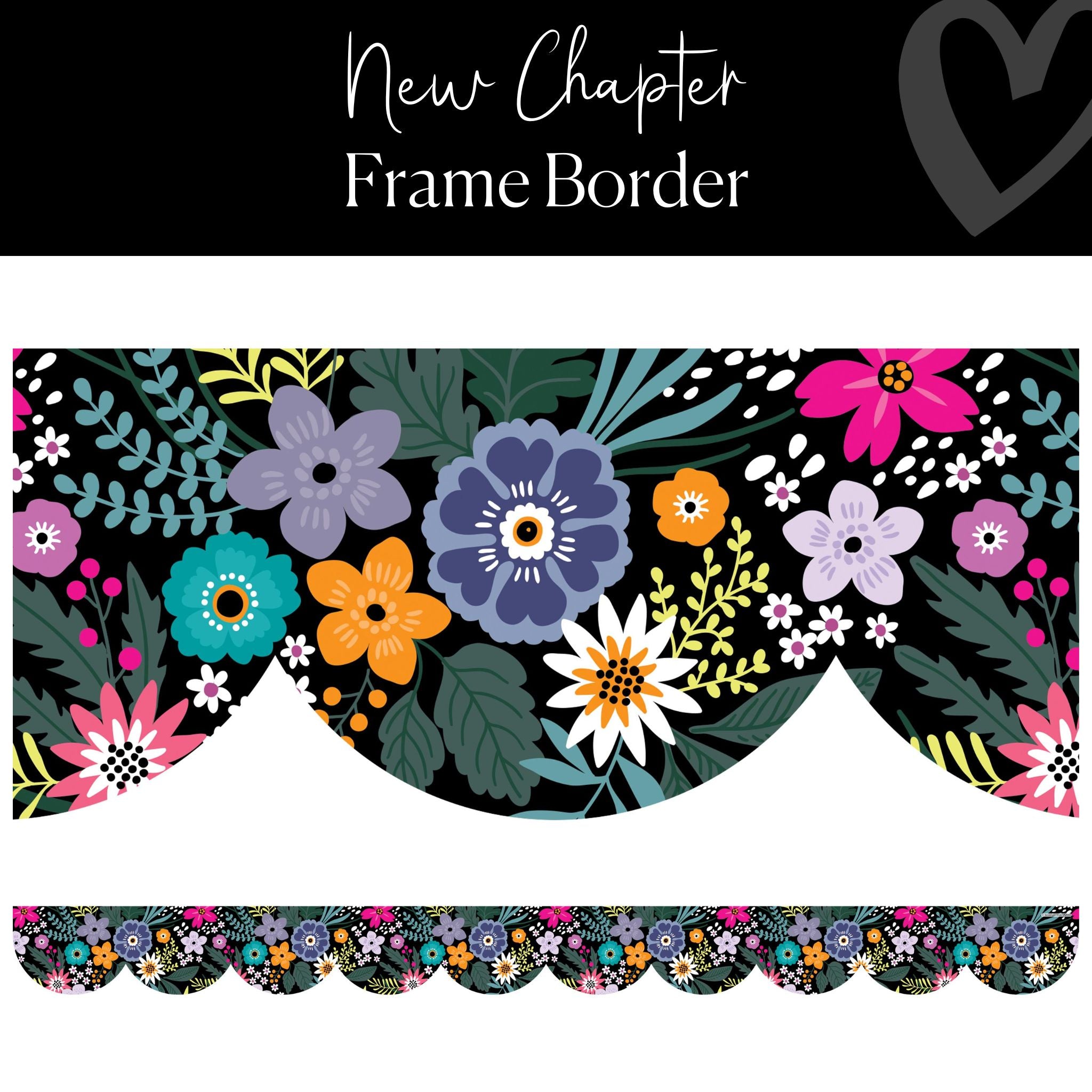 Flower Pattern Border