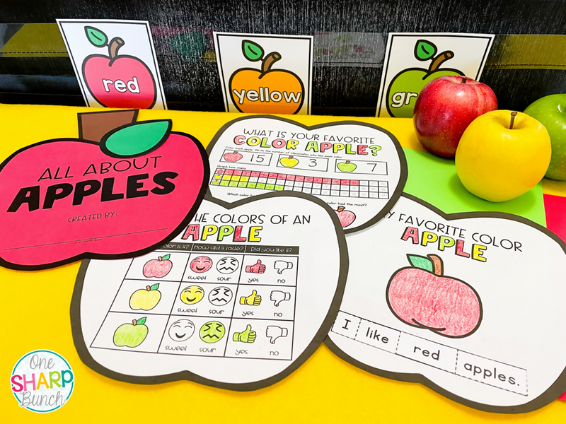 All About Apples Craft, Apple Investigation Science Activities, Apple Life Cycle
