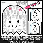 Halloween Ghost Hunting Math & Literacy Activities | Printable Classroom Resource | Glitter and Glue and Pre-K Too