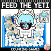 Feed the Yeti | Printable Classroom Resource | Glitter and Glue and Pre-K Too