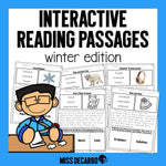 Interactive Winter Reading Passages | Vocabulary and Comprehension
