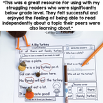 Thanksgiving Reading Passages with Comprehension | Printable Teacher Resources | Literacy with Aylin Claahsen