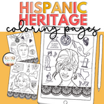 Hispanic Heritage Coloring Page by Teacher Noire