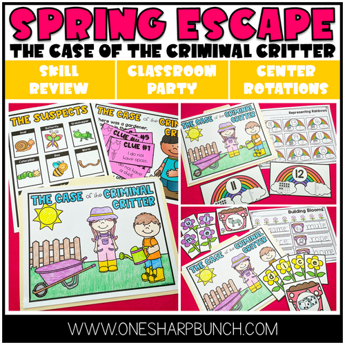 Spring Escape The Case of the Criminal Critter by One Sharp Bunch