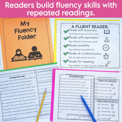 3rd Grade Reading Fluency Passages with Comprehension Questions