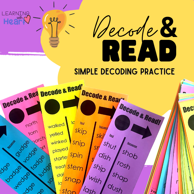 Decode and Read Simple Decoding Practice by Learning with Heart