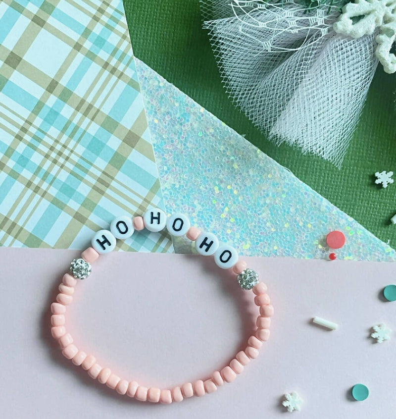 Ho Ho Ho | Bracelet | Sprinkles and Beads | Hey, TEACH!