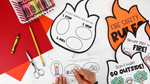 Fire Safety Week Craft | Fire Safety Rules Interactive Shape Book