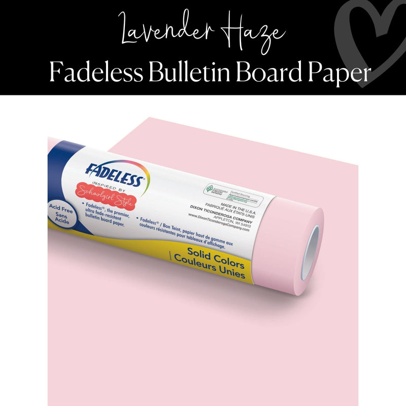 lavender fadeless bulletin board paper