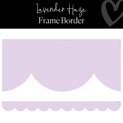 Lavender Scallop Border Frame Border by Flagship