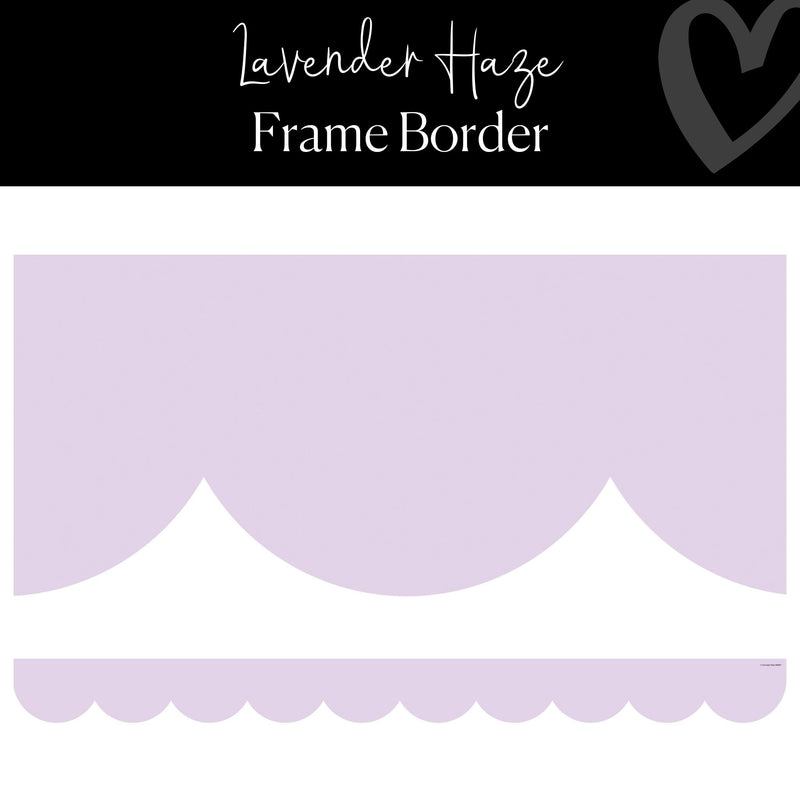Lavender Scallop Border Frame Border by Flagship