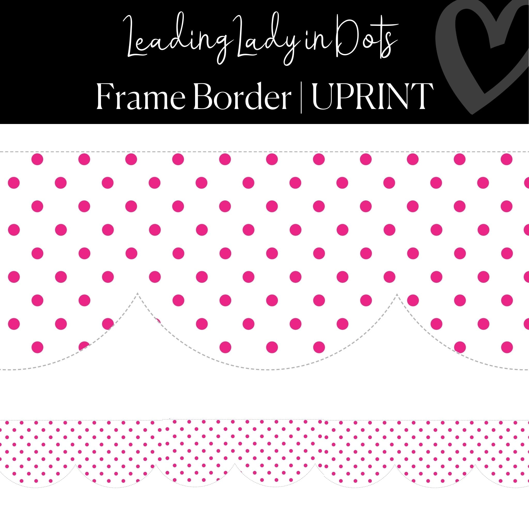 Pretty Hot Pink Borders