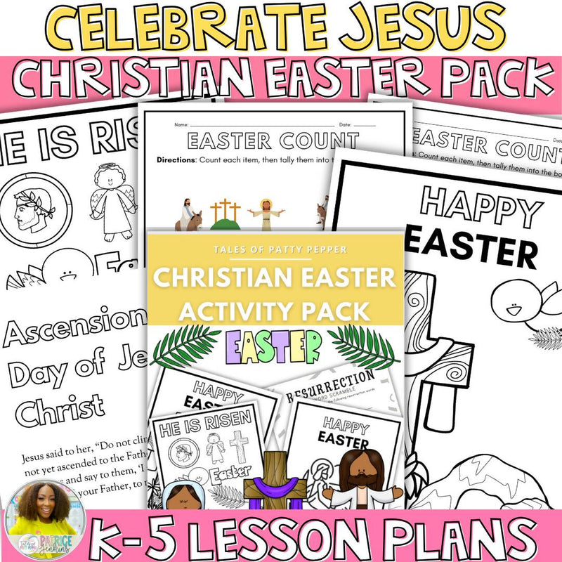 Christian Easter: K-5 Activity Kit LOW PREP