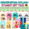 Christmas: Gingerbread Gift Tags for Students | Printable Resource | Tales of Patty Pepper