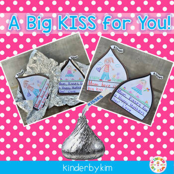 A Big Kiss For You! | Valentine's Day Writing Activity | Printable Teacher Resources | KinderbyKim