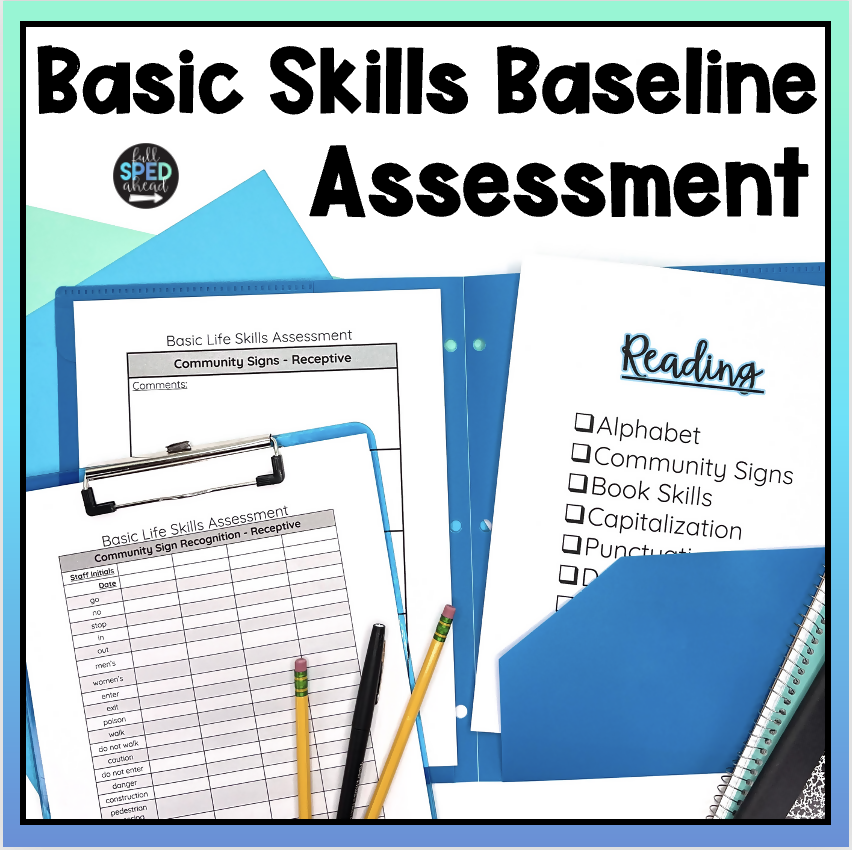 basic-skills-special-education-baseline-assessment-with-data-sheets