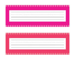 NEON Early Childhood Nameplates AND Name Tags  | Just Teach | UPRINT | Schoolgirl Style