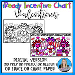 iReady Incentive Chart Valentines Digital Version No Prep or Projector or Trace on Chart Paper by Fun in Elementary 