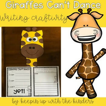 Giraffes Can't Dance Writing Craftivity by Keeping Up with the Kinders