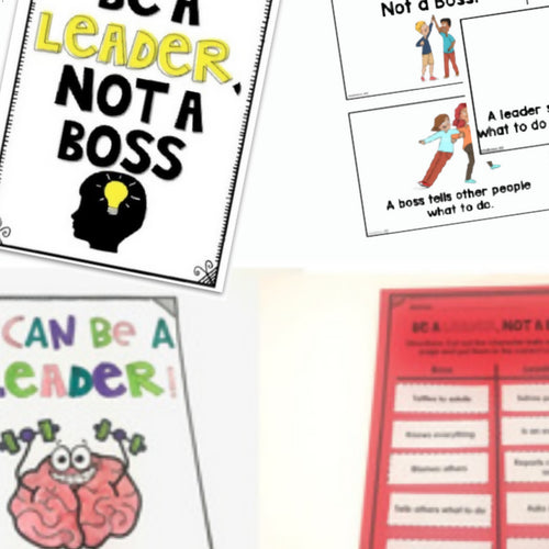 Be a Leader, Not a Boss Lesson Kit | Printable Classroom Resource | Miss Behavior