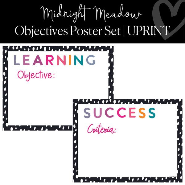 Objectives Posters | Schoolgirl Style