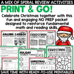 Christmas Math Worksheets Christmas Reading Comprehension Passages Activities
