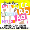 American Sign Language Alphabet by Teacher Noire