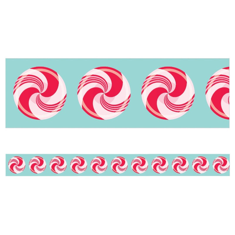 Peppermint Rustic Border Peppermint Border Clipart