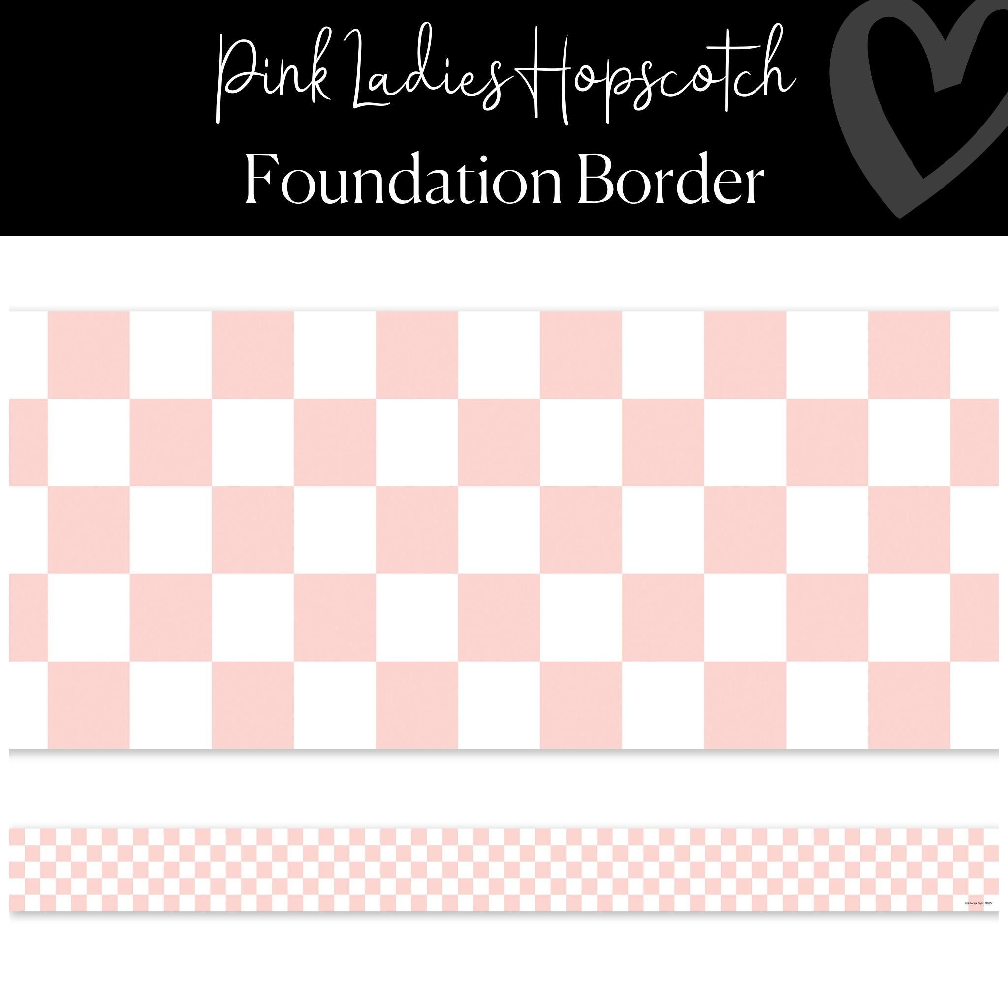 Pink Ladies Hopscotch, Bulletin Board Border