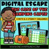 Digital Escape The Case of the Camping Caper 4 Math and Literacy Challenges by One Sharp Bunch