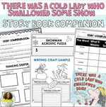 There Was A Cold Lady Who Swallowed Some Snow Book Companion | Printable Classroom Resource | Tales of Patty Pepper