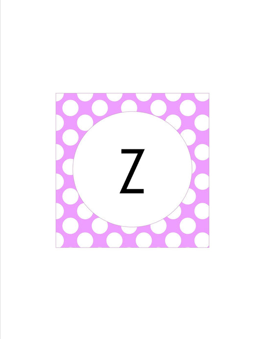 lavender and white polka dots full digital collection 