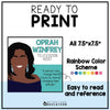 Influential Women's History Posters | Influential Women's Quotes | Rainbow Decor