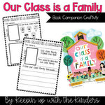 Our Class is a Family Book Companion Craftivity by Keeping Up with the Kinders