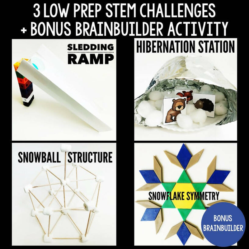 Winter STEM Challenges and Activities for January (K-5th Grade) Teach Outside the Box | Brooke Brown
