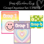 Pops of Rainbow Rays | UPRINT | Printable Classroom Decor Bundle | Rainbow and Retro Classroom Decor | Teacher Classroom Decor | Schoolgirl Style
