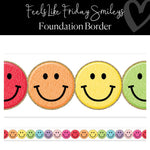 Rainbow Smiley Face Border Foundation Border Classroom Decor by Flagship