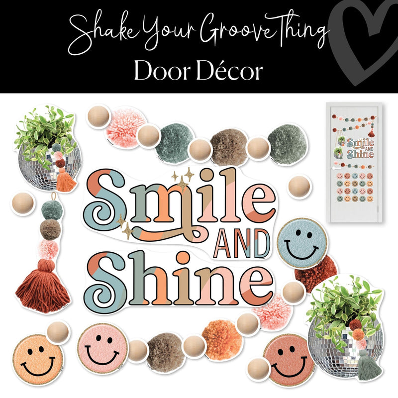 Shake Your Groove Thing | UCUT DECOR TO YOUR DOOR | Classroom Theme Decor Bundle | Boho Classroom Decor | Teacher Classroom Decor | Schoolgirl Style
