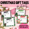 Christmas: Gift Tags for Students | Printable Classroom Resource | Tales of Patty Pepper