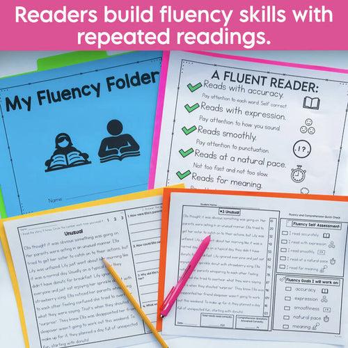 4th Grade Reading Fluency Passages with Comprehension Questions