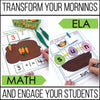 Morning Work Tubs - Spring Fine Motor Bins - Math and ELA Centers - April - Kindergarten | Differentiated Kindergarten