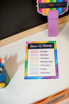 Calendar Set | Happy Rainbow | UPRINT | Schoolgirl Style