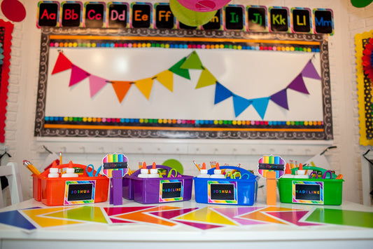 Mini Pennants Happy Rainbow by UPRINT