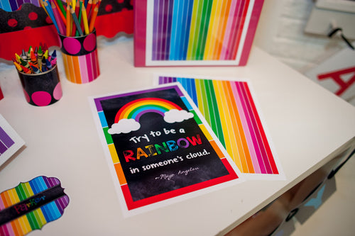 Classroom Prints | Happy Rainbow | UPRINT | Schoolgirl Style