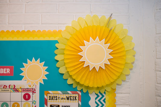 Sunshine Cut Out Hello Sunshine Coral by UPRINT