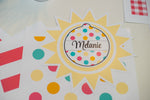"Hello, Sunshine" Coral Full UPRINT Bundle | Printable Classroom Decor | Teacher Classroom Decor | Schoolgirl Style
