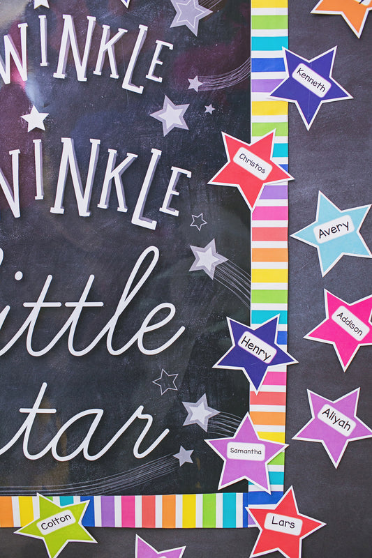 Name Tag Shapes Twinkle Twinkle You're A Star by UPRINT