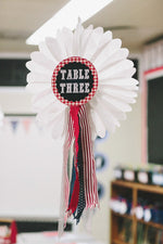 Table Center Sign Country Fair by UPRINT
